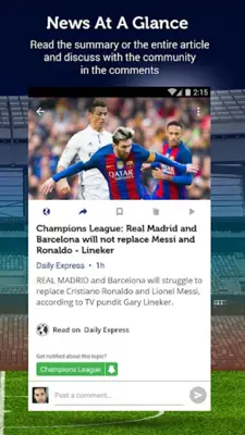 Unofficial Real Madrid News android App screenshot 2