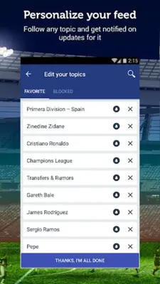 Unofficial Real Madrid News android App screenshot 4